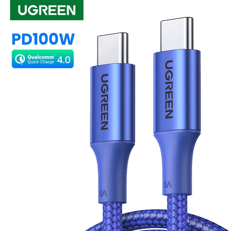 כבל USB-C ל-USB-C PD 100W
