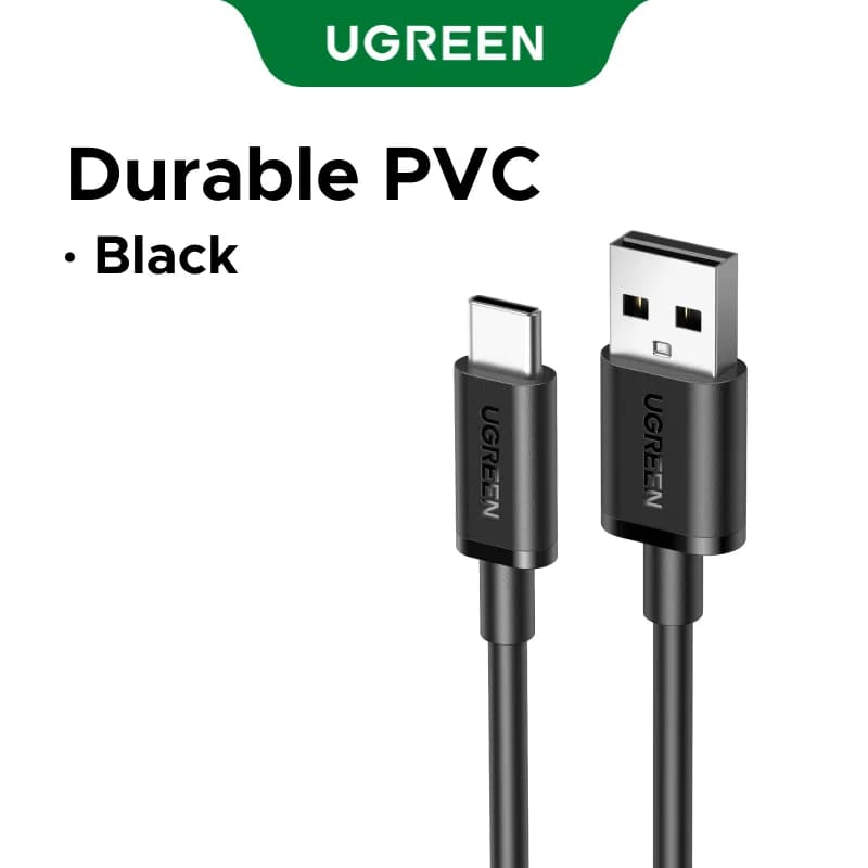 כבל USB-A ל-USB-C, 3A, 0.25-3 מ'