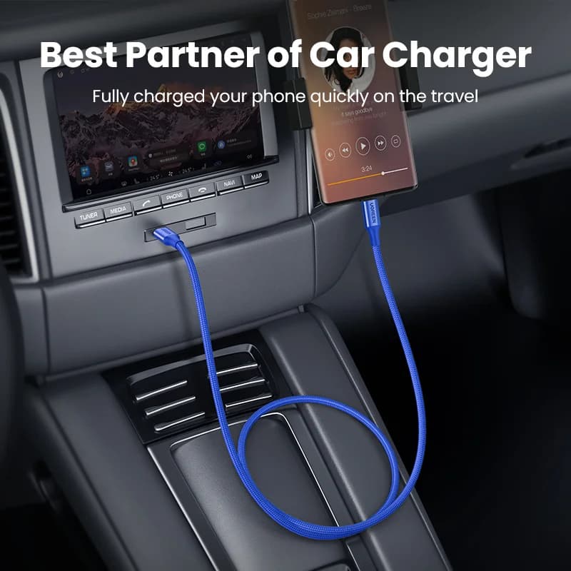 כבל USB-C ל-USB-C PD 100W