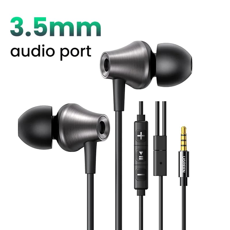 אוזניות חוטיות USB-C עם חיבור 3.5 מ"מ ומיקרופון