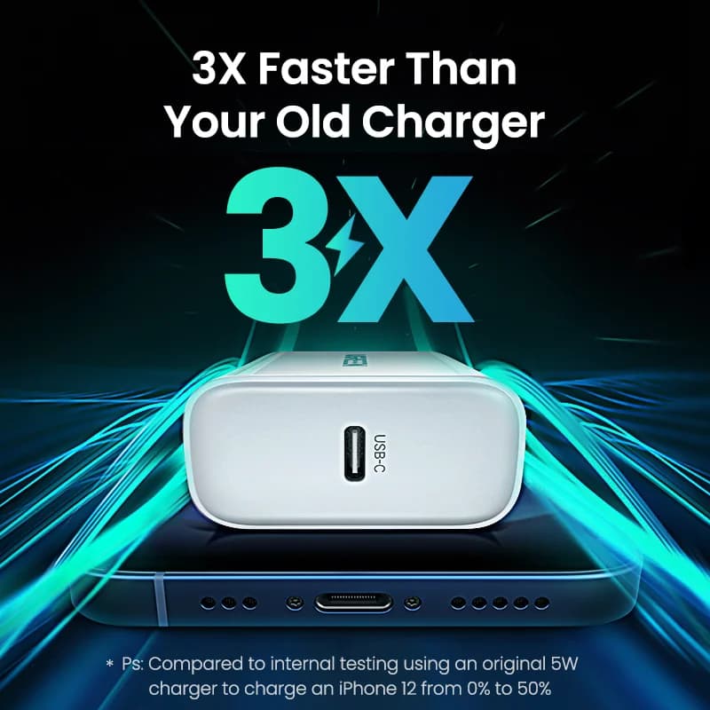 מטען קיר USB-C 20W, QC4.0 PD