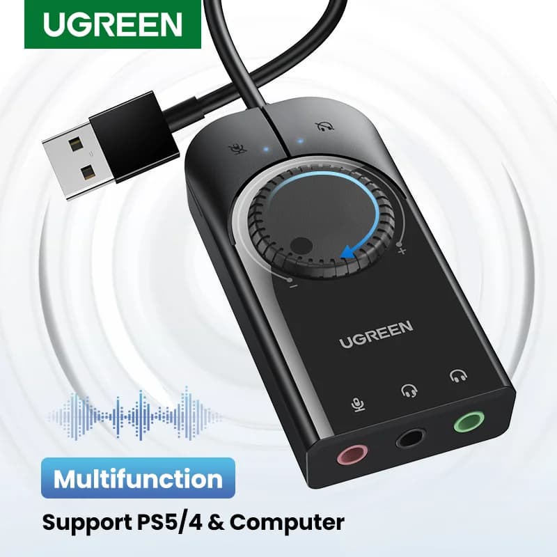 כרטיס קול חיצוני USB לממשק שמע