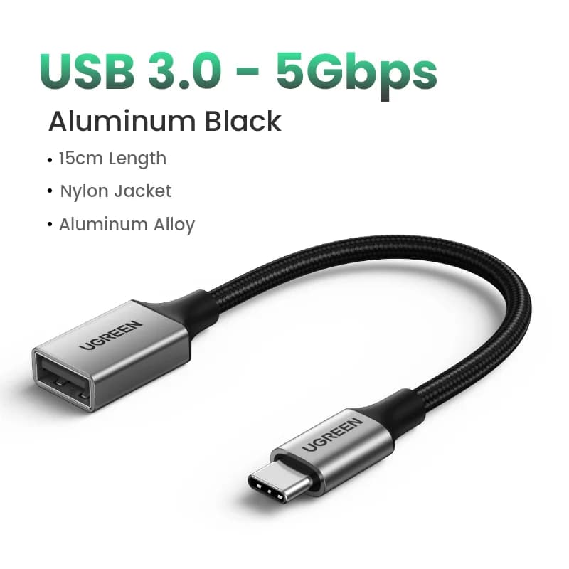 מתאם נתונים OTG מ-USB-C ל-USB 3.0