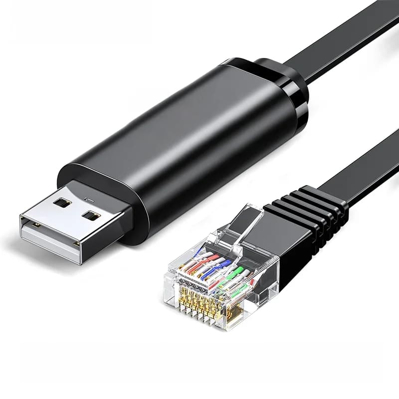 כבל קונסולה מ-USB ל-RJ45, מתאם סדרתי RS232