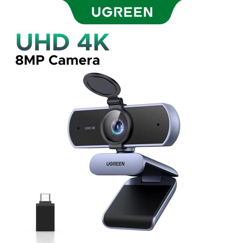 מצלמת רשת USB איכותית 2K HD עם מיקרופון כפול