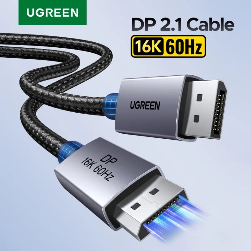 כבל DisplayPort 2.1, תמיכה בוידאו 8K 60Hz HDR