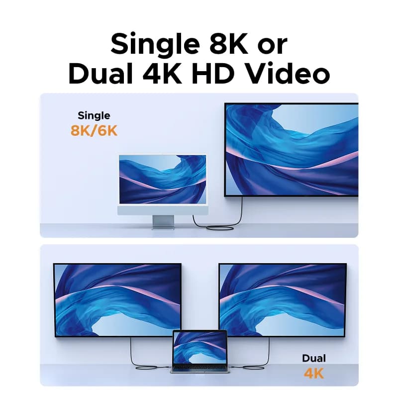 כבל USB4 USB-C ל-USB-C בהספק 240W