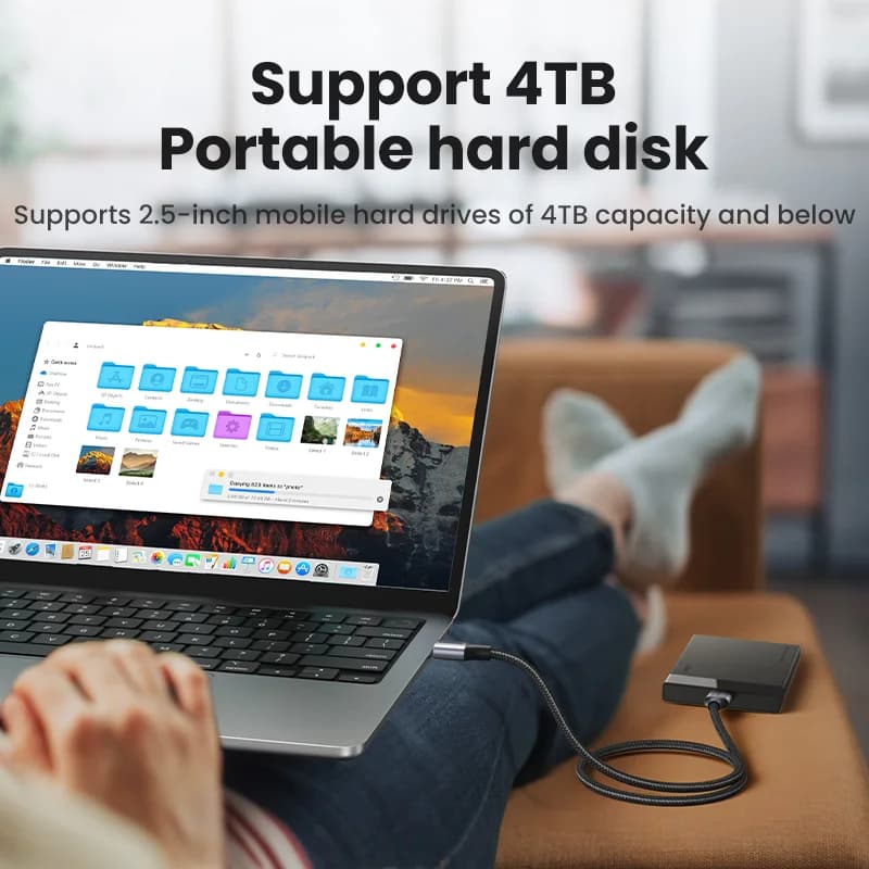 כבל נתונים וטעינה מהירה USB 3.0 Micro-B