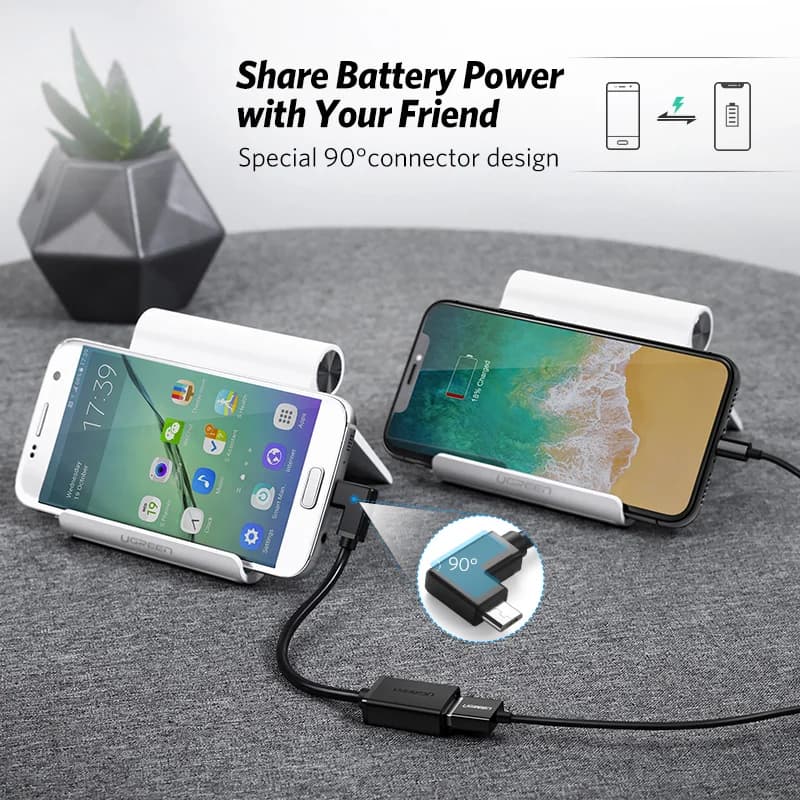 כבל מתאם Micro USB OTG