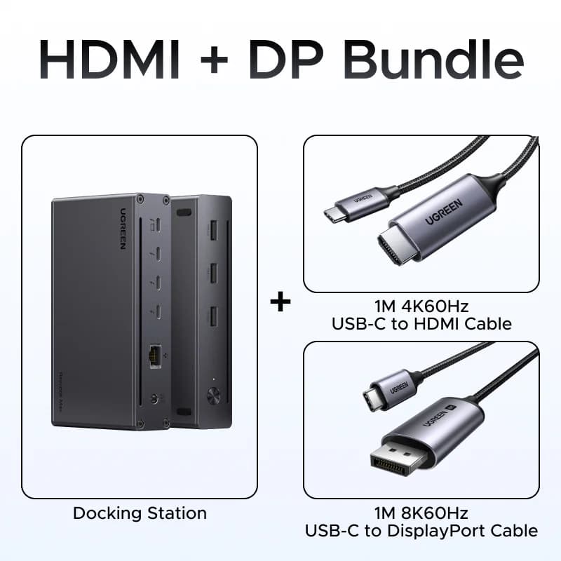 עמדת עגינה Thunderbolt 4 8-in-1 40Gbps