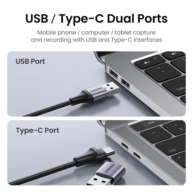 כרטיס לכידת וידאו HDMI ל-USB-C בתצורת 4K
