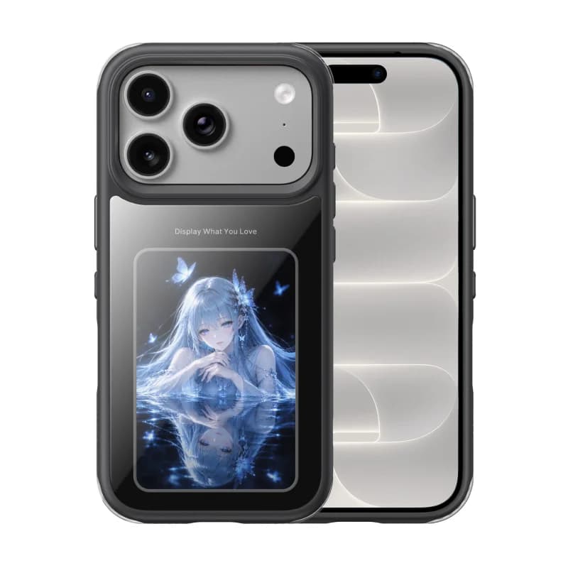 נרתיק מגנטי עם מסך E-Ink לאייפון Pro Max