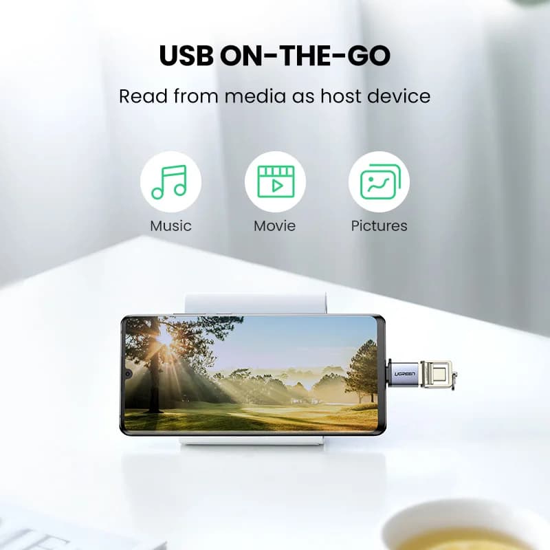 מתאם מ-USB-C ל-USB 3.0, Thunderbolt 3 OTG