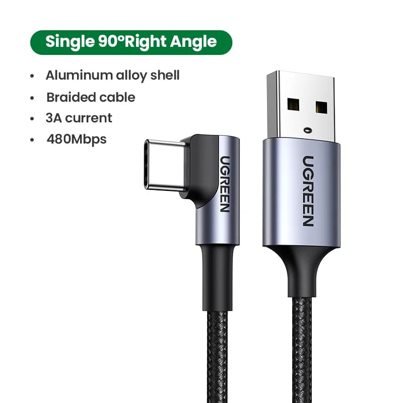 כבל USB-C ל-USB-C, 3A, 0.25-3m